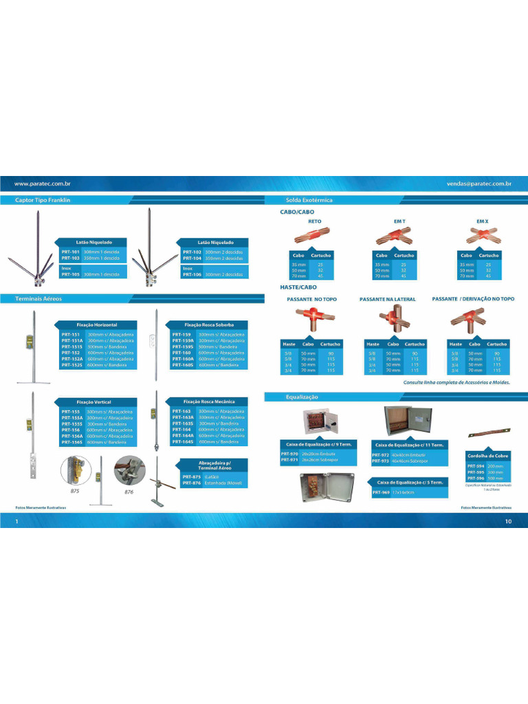 Catálogo Paratec para Clientes | PDF