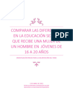 Investigación Educación Sexual