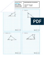 Examen Bimestral de Geometria San Juan College Primero