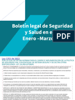 Boletín Actualización Legal - Enero - Marzo 2023