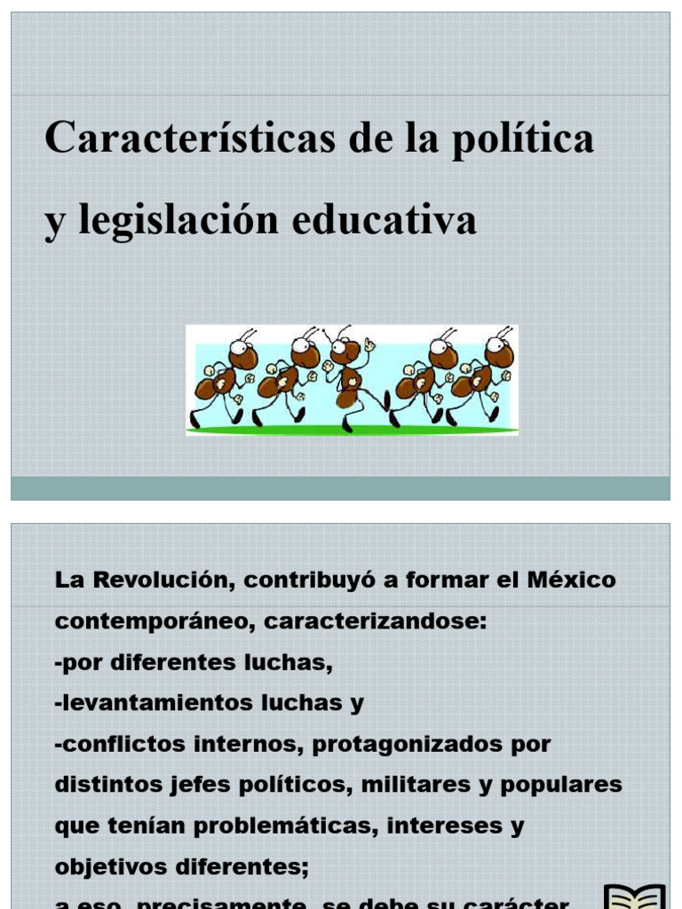 Características de la política educativa | PDF | México