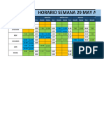 Horarios 24abr - 30abr