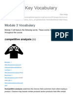 Module 3 Key Vocabulary - English For Business and Entrepreneurship Summer 2023