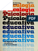 Anderson, R. C., & Faust, G. W. (1973) - Psicología Educativa La Ciencia de La Enseñanza y El Aprendizaje