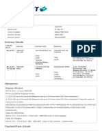 Electronic Ticket Receipt, June 06 For MR MAXIMO A TORRICO