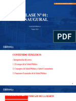 Clase #01. Salud Pública - Conceptos Grales 2023-0