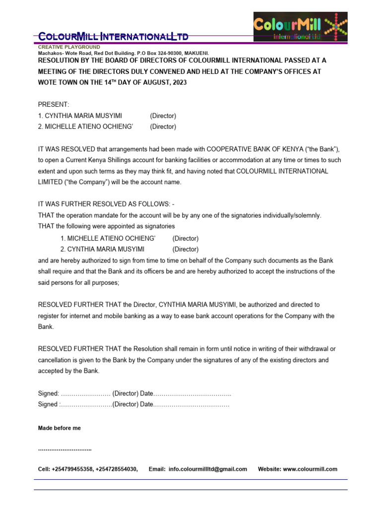 Account Opening Cooperative Bank | PDF | Business | Law