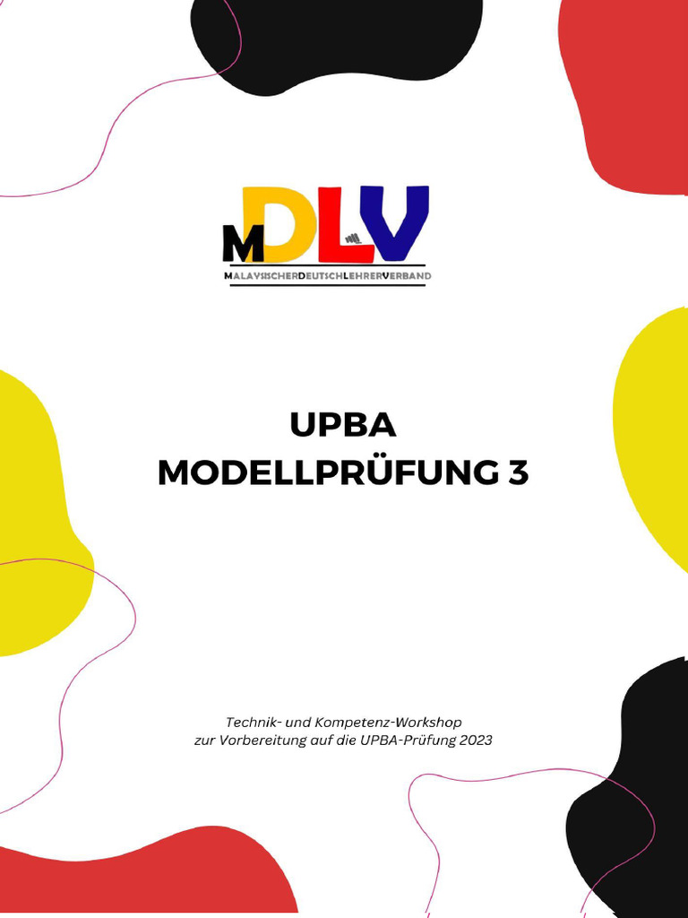 UPBA Modellprüfung 3 | PDF