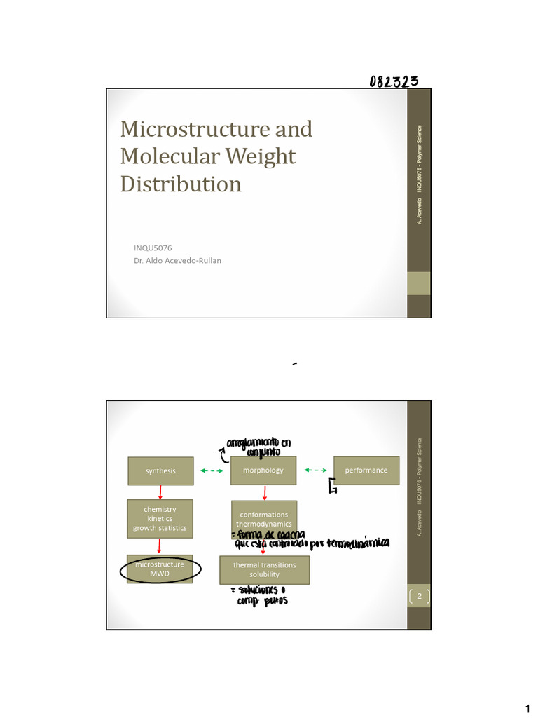 Polymer Science: Microstructure & MWD | PDF | Polymers | Copolymer