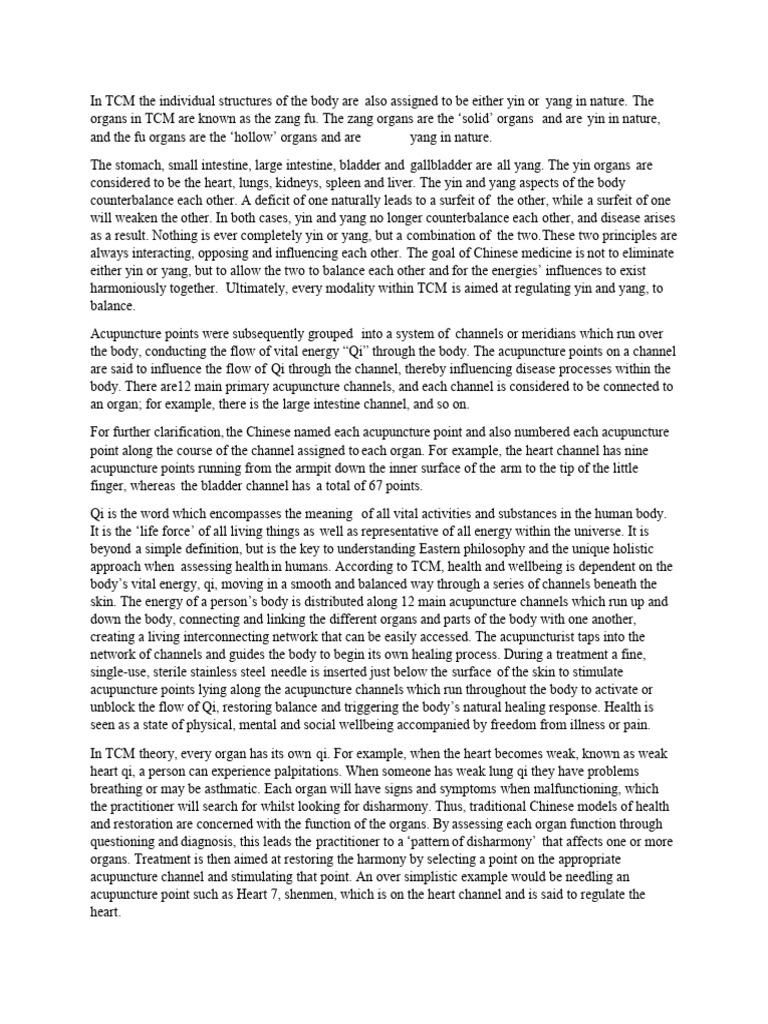 Understanding Yin, Yang, and Qi in TCM | PDF | Traditional Chinese ...