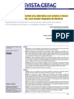 Comunicação Suplementar E/ou Alternativa Com Adultos e Idosos No Ambiente Hospitalar: Uma Revisão Integrativa Da Literatura