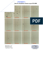 Comparison Photos For Cleanliness Classes As Per ISO 4406