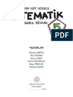 5.sınıf Matematik Ders Kitabı (MEB)