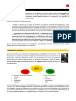 EL LENGUAJE - Saussure