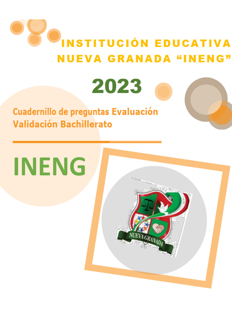 Cuadernillo de Evaluación INENG 2023 | PDF | Policía | Triángulo