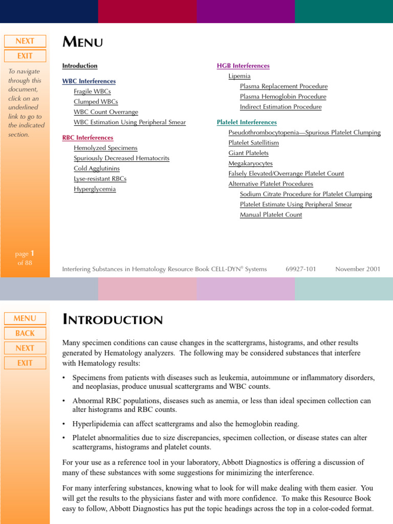 View of Interfering Sub in Hematology | PDF | White Blood Cell | Red Blood Cell