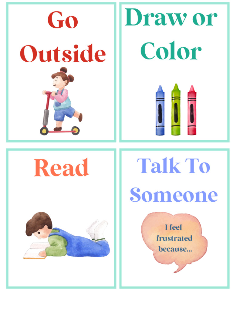 Coping Cards 1 | PDF