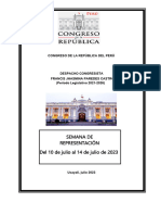 Informe Semana de Representacion Mes de Julio 2023