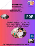 Tema Numero 10 Ley de Regulación Del Trabajo