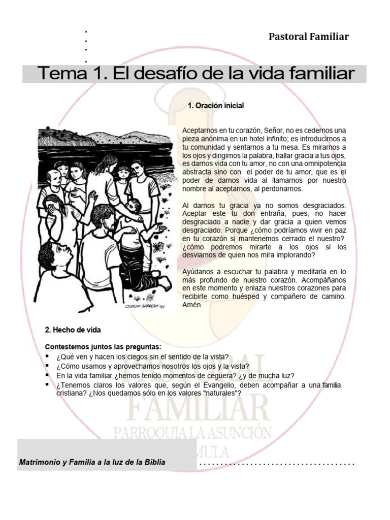 Desafíos y valores en la familia cristiana | PDF | Abrahán | Ismael