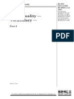 Water Quality - Vocabulary - : British Standard Bs Iso 6107-8:1993 BS 6068-1-1.8: 1993