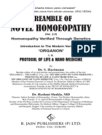 Preamble Novel Homoeopathy. Homoeopathy Verified Through Genetics - Hariman