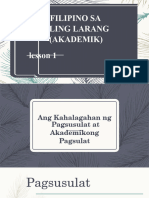 Filipino Sa Piling Larang (Akademik)