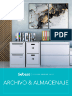 Catálogo Archivo y Almacenaje ESP