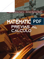 Libro Matemáticas Previas Al Cálculo