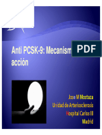 Anti PCSK-9: Mecanismo de Acción Anti PCSK-9: Mecanismo de Acción