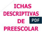 Fichas Descriptivas de Preescolar