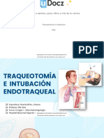 Traqueotomia e Intubacion Endotraqueal