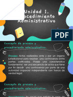 Procedimiento Administrativo Unidad I