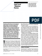 Perceived and Actual Level of Knowledge of Diabetes Mellitus Among Nurses