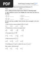 BBAG6 - Mid Q1 - Math