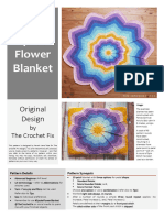The Crochet Fix Pattern 008 v0.5 - Spoke Flower Blanket