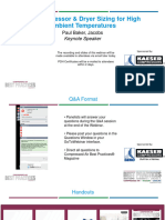 Air Compressor & Dryer Sizing For High Ambient Temperatures Rev