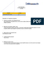 Prueba Diagnóstica 5TO 