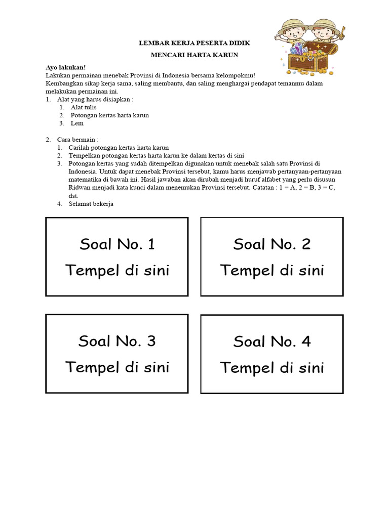 Mencari Harta Karun Pdf