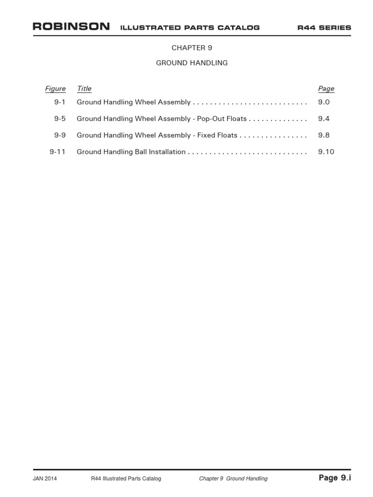 Robinson R44 IPC 1/10 | PDF | Components | Machines