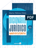 Dicionário Jurídico Universitário 4ed 2022 Diniz