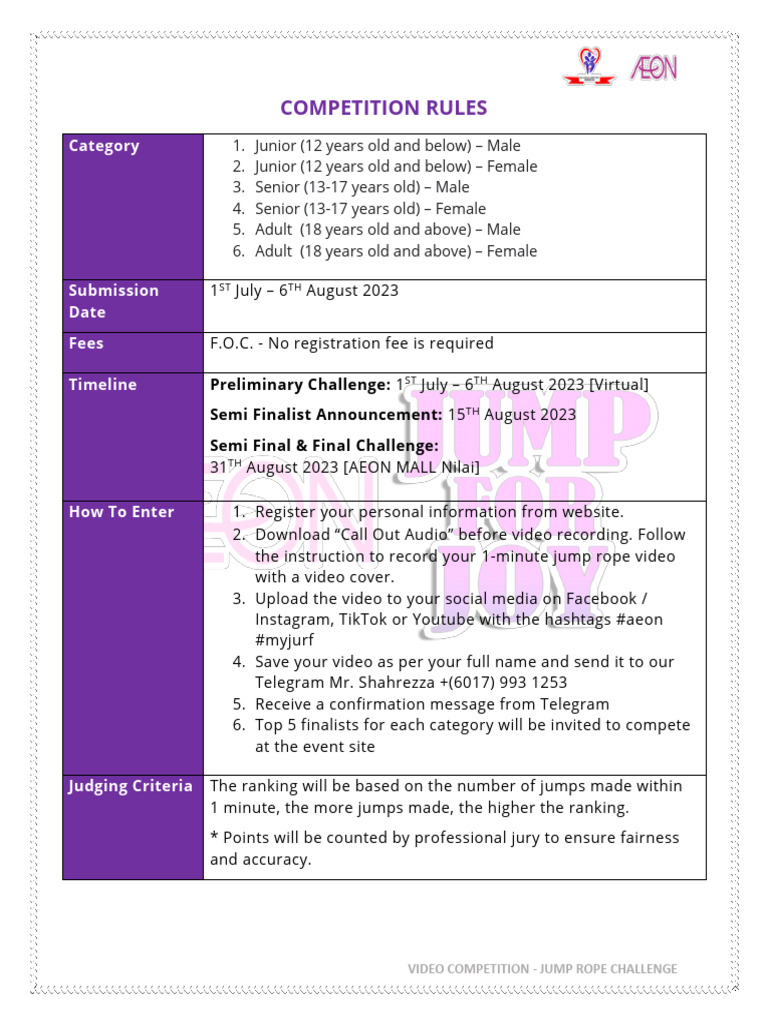 Competition Rules PDF