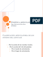 Clasificacion Articulatoria