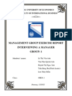 Management Report I