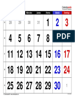 Calendario Septiembre 2023 Espana Horizontal Grandes Cifras