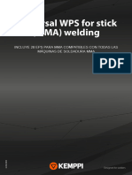 Kemppi - Universal WPS For Stick (MMA) Welding - Es - ES