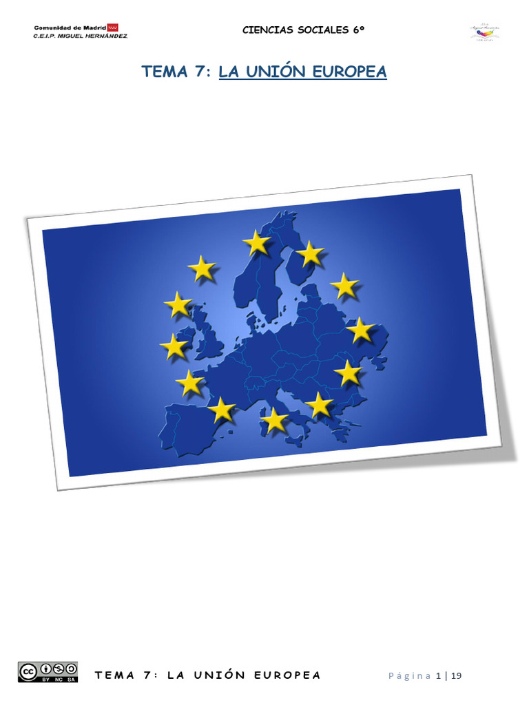 Estructura y Funciones de la UE | PDF | Comunidad Económica Europea ...