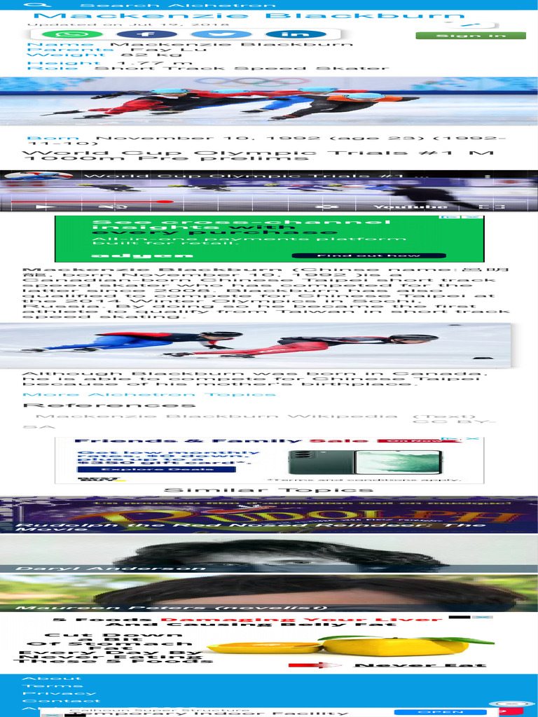 Mackenzie Blackburn - Alchetron, The Free Social Encyclopedia | PDF