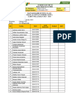 DAFTAR HADIR PD Ruqayyah