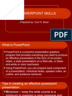 Advance Powerpoint Skills